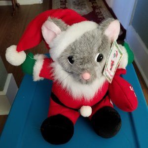 JC Penney Santa Mouse Plush Stuffed Animal